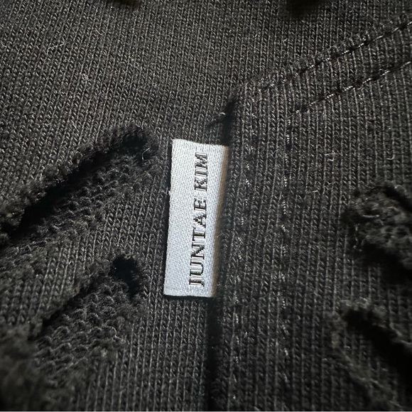 Juntae Kim slashed hoodie NWT - Picture 7 of 9